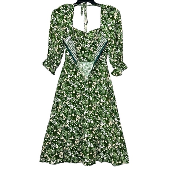 Reformation Enid Dress in Autumnal Floral Midi Cottagecore Farmcore size 2 - Picture 9 of 13